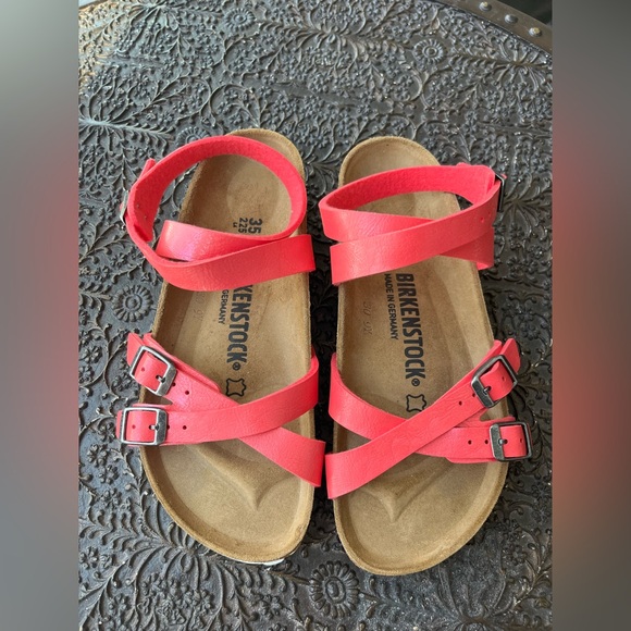 BIRKENSTOCK BLANCA SANDALS IN RASPBERRY 35 EU 4-4.5 US - Picture 4 of 7